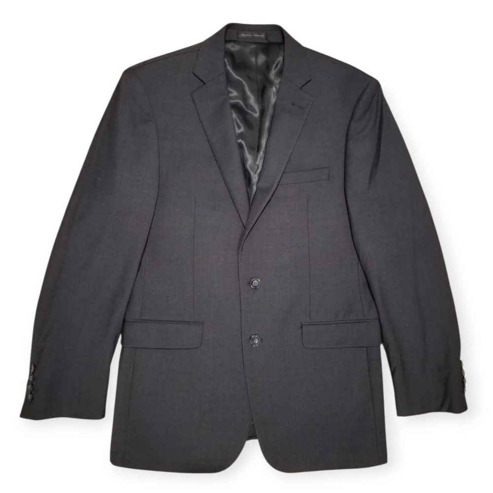Calvin Klein Suit Separate 40R Charcoal Wool Stretch Blazer Jacket